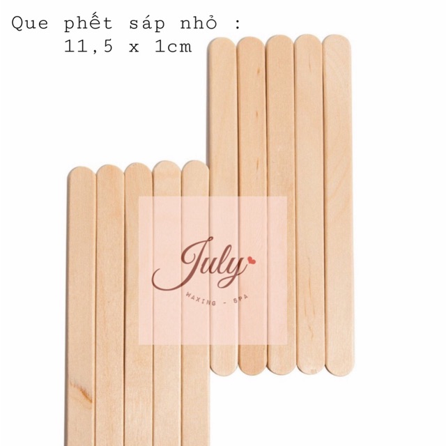 Que kem que gỗ que phết sáp nhỏ