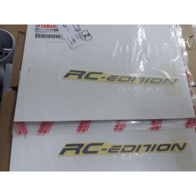 Bộ 2 tem dán phuộc trước exciter rc-edition chính hãng yamaha