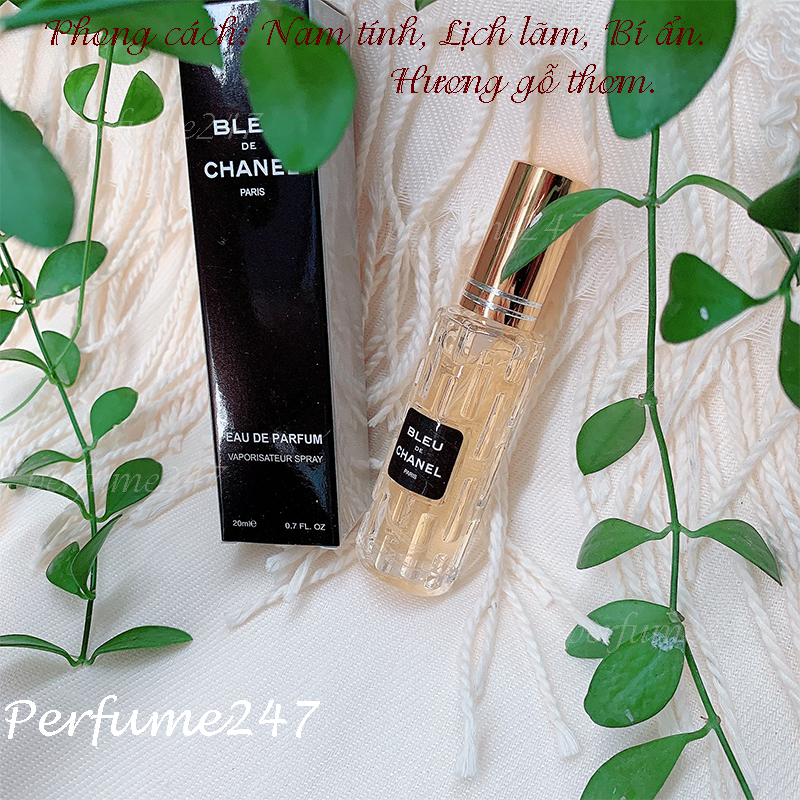 [HCM]NƯỚC HOA NAM BLUE 20ML NAM TÍNH LỊCH LÃM