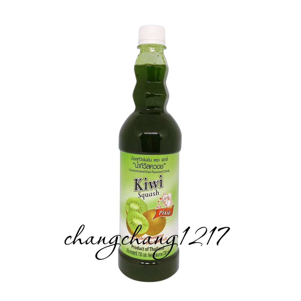 Siro thái lan pixie kiwi chai 730ml