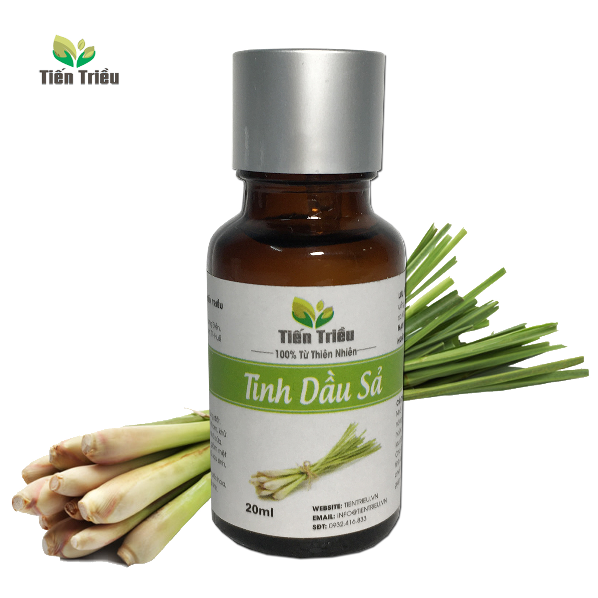 Tinh dầu sả Tiến Triều nguyên chất 20ml