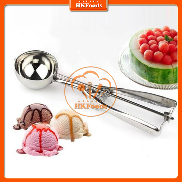 Muỗng Múc Kem Inox Đa Năng 4cm
