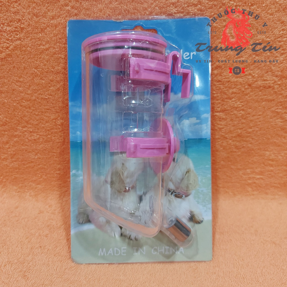 Bình uống nước treo chuồng dành cho chó mèo