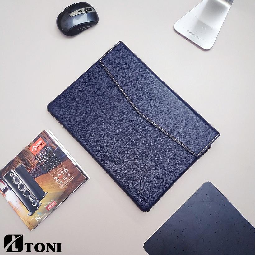 Bao da cho macbook 15 new pro hãng handmade toni