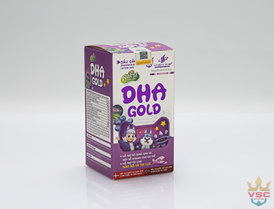 Viên uống hỗ trợ cải thiện trí não và thị lực Nutri For Kids DHA Gold lọ 50 viên - ÚC CHÂU PHARMACY