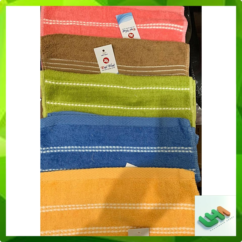 Khăn mặt cotton cao cấp Đại Huệ xuất khẩu, set 10 cái