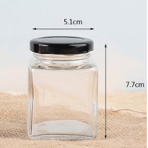 Hủ thuỷ tinh hình vuông 100ml combo 10 cái