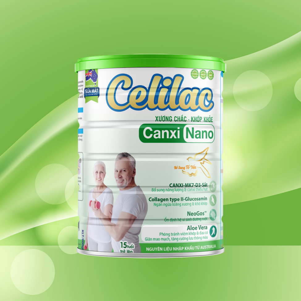 Sữa mát celilac canxi nano giúp xương chắc khớp khỏe