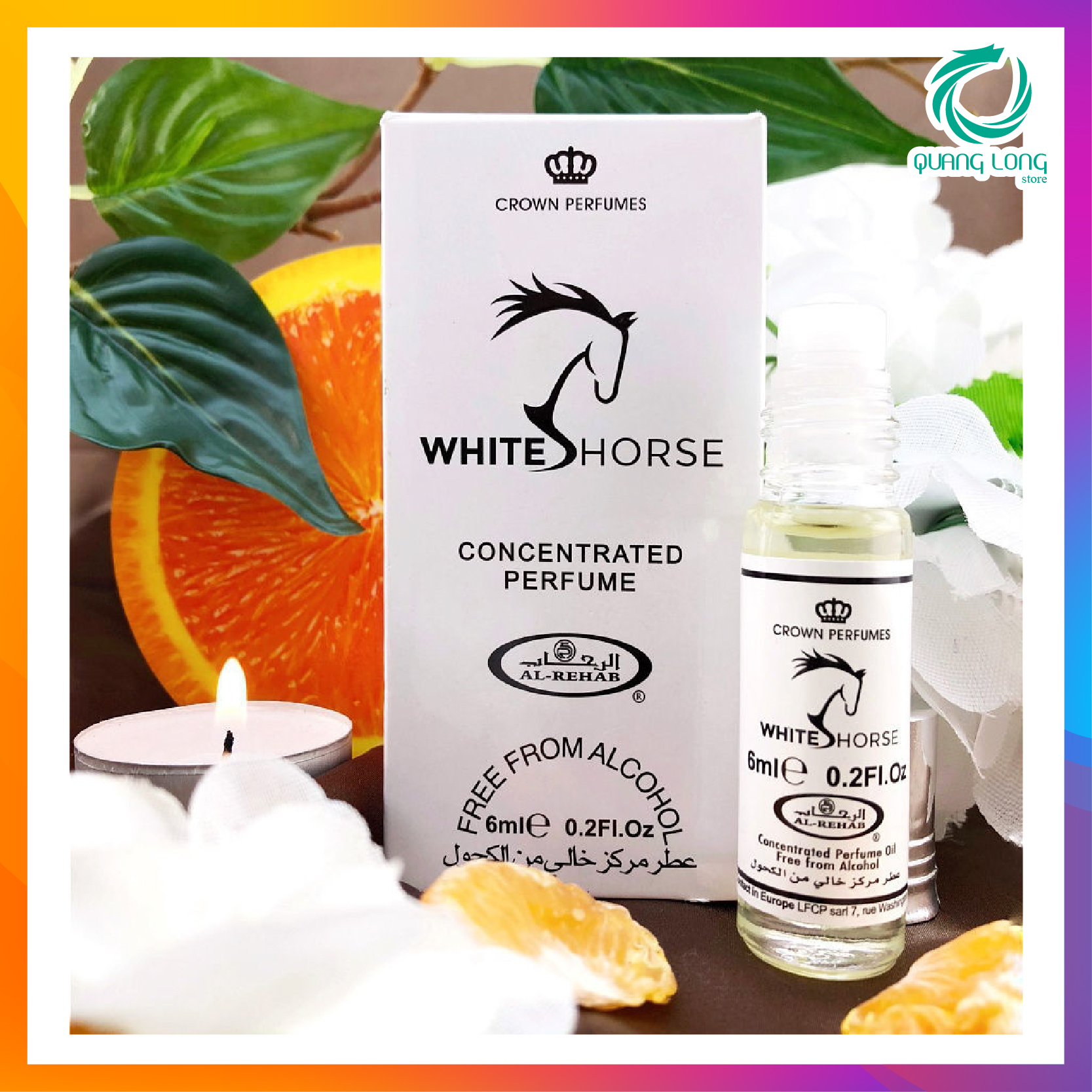 Tinh dầu nước hoa dubai - white horse al-rehab - hàng chất lượng tốt