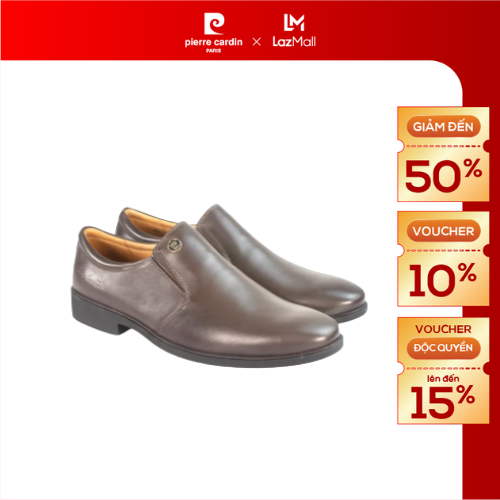 Giày tây nam công sở Pierre Cardin da bò nhập khẩu cao cấp, đế cao su chống trơn trượt, bảo hành 12 tháng - PCMFWLE 767