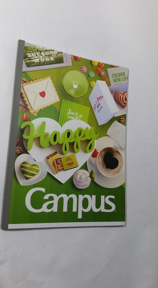 Tập 10 cuốn vở kẻ ngang campus 120 trang