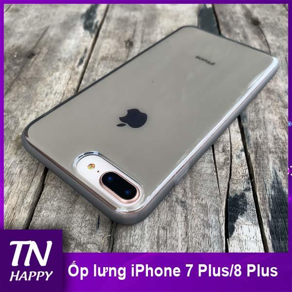 Ốp lưng dẻo đen mờ chống sốc cao cấp dành cho iPhone 7 Plus / iPhone 8 Plus - TN Happy phân phối