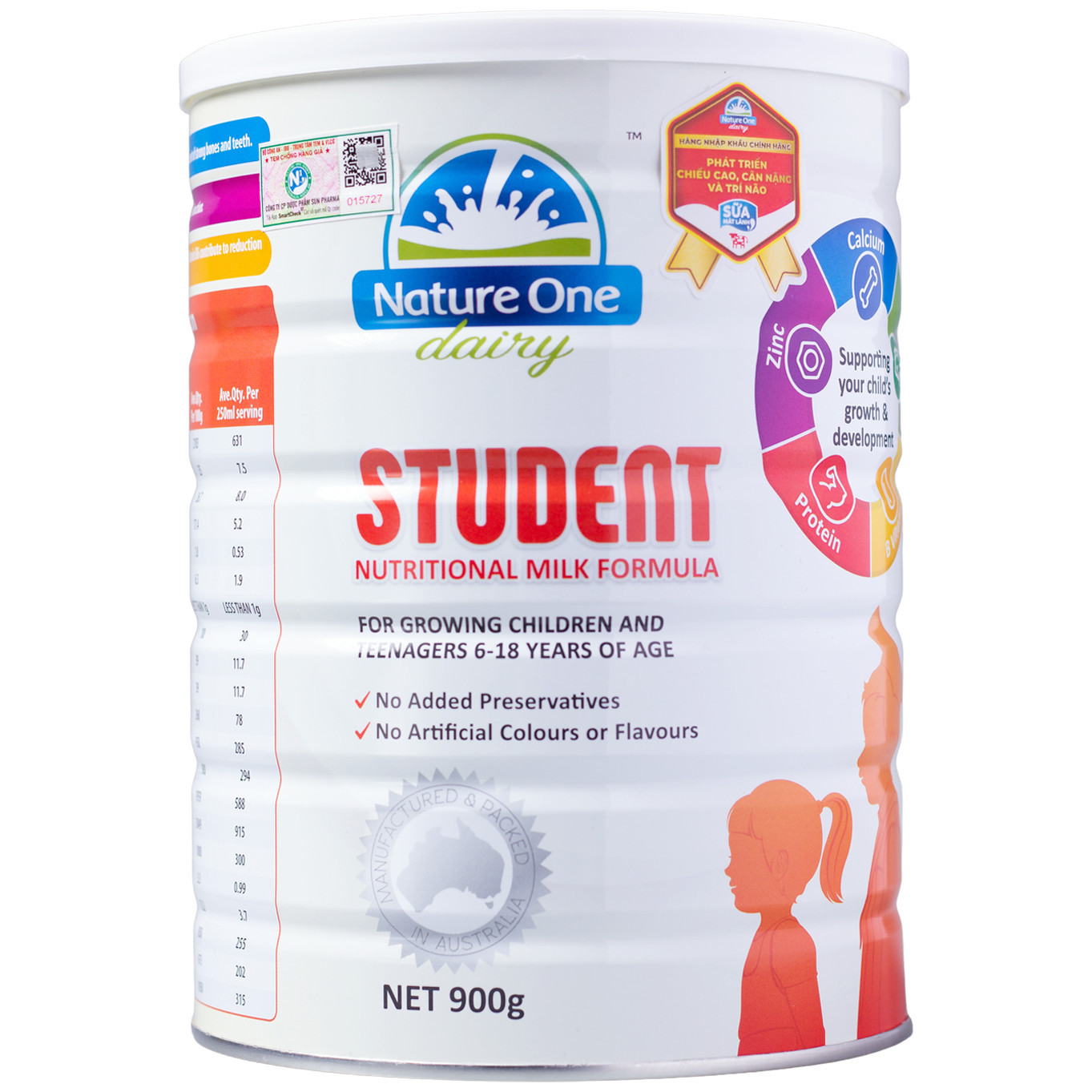 Sữa Công Thức Nature One Dairy Student Cho Trẻ Từ 6 - 18 Tuổi