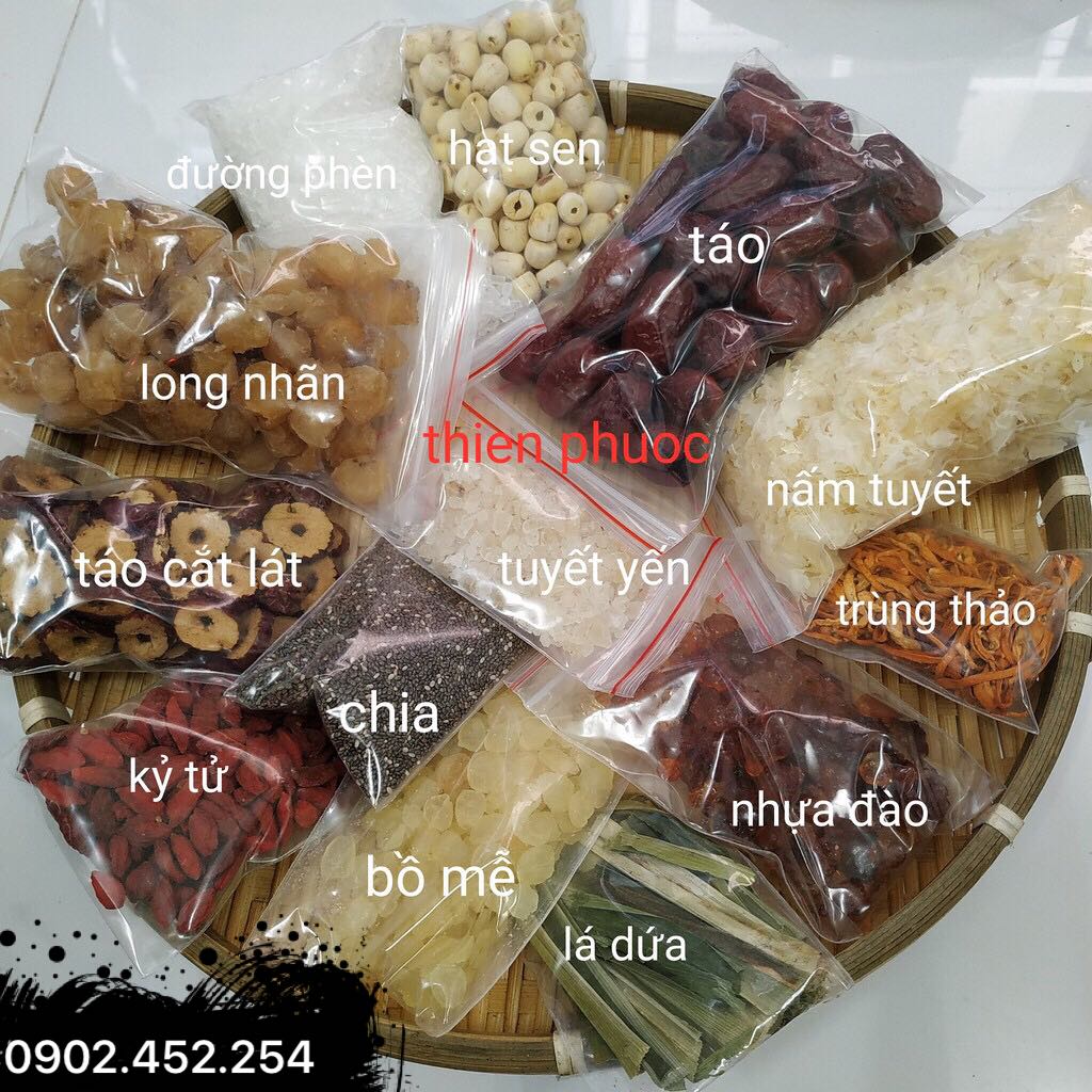 Set chè dưỡng nhan 13 nguyên liệu loại ngon đẹp