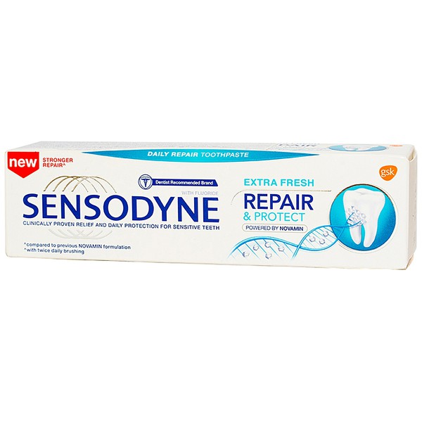 [Combo 2 tuýp] Kem đánh răng SENSODYNE Repair & Protect - Bảo vệ răng nhạy cảm