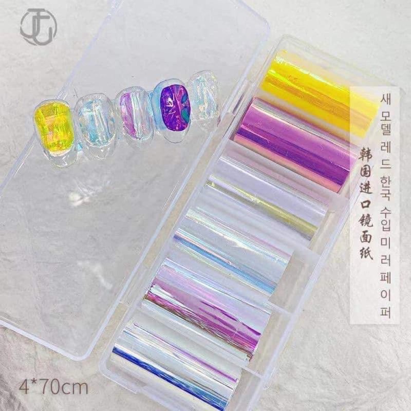 Xà cừ giấy trang trí móng