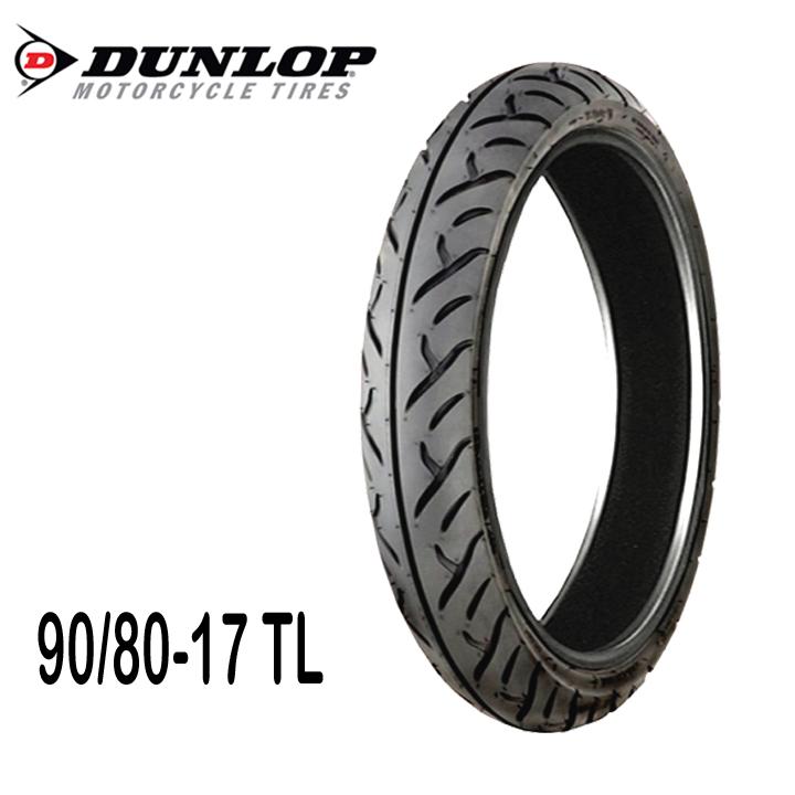 Vỏ lốp xe Dunlop TT902 cỡ 90/80-17 loại không ruột (1 cái)