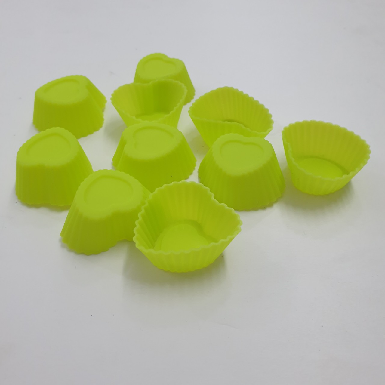 Bộ 10 khuôn silicon 3,5cm hình trái tim