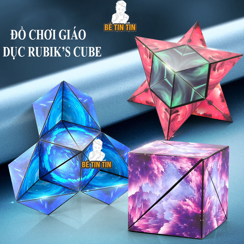 Khối rubik 3d có từ tính thiết kế magnetic magic cube rubic dochoitintin xếp hình hình học 3d hình học sáng tạo 5.7 cm