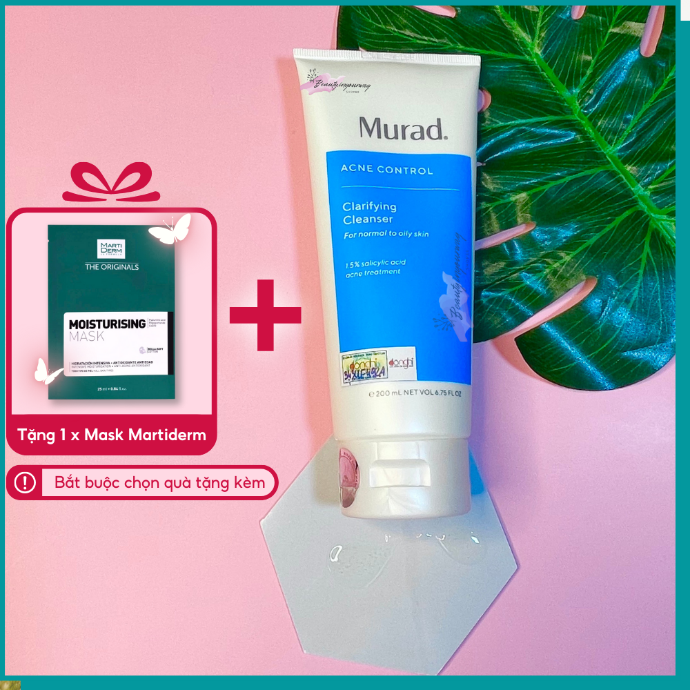 Sữa Rửa Mặt Ngừa và Giảm Mụn Murad Clarifying Cleanser Acne