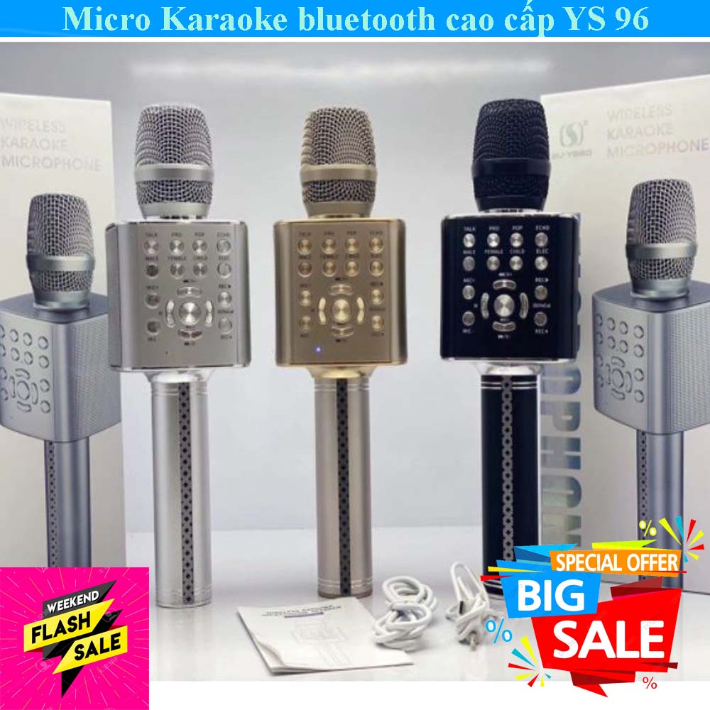 HCMMic hát Karaoke Bluetooth Micro Bluetooth Hát Karaoke Không Dây Micro