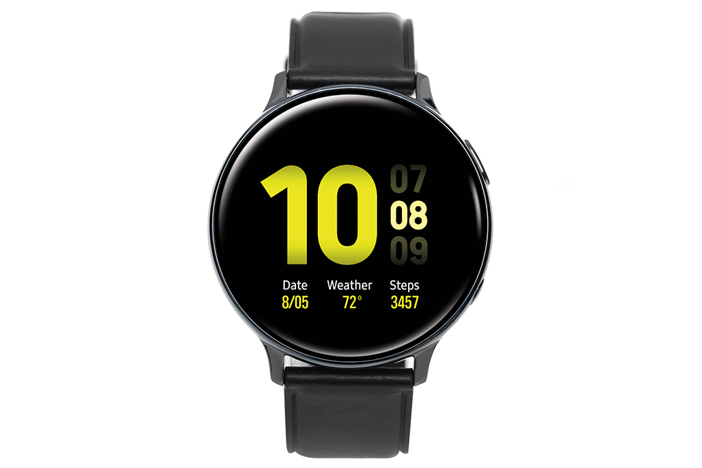 Mua đồng hồ Samsung Galaxy Watch Active 2 44mm viền thép dây da-da dụng tự tin
