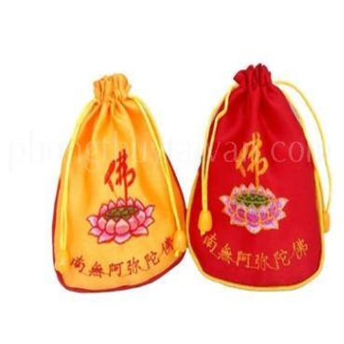 Túi nhỏ may mắn bảo bối Phật Giáo dày 2 lớp - túi bảo bối