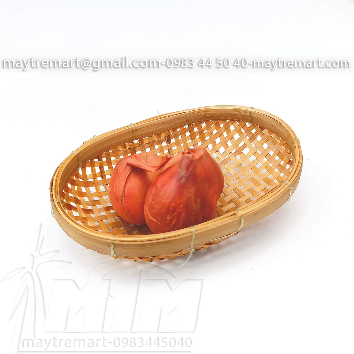 Rổ tre nhí oval, trang trí, phụ kiện chụp hình, đạo cụ giảng dạy.