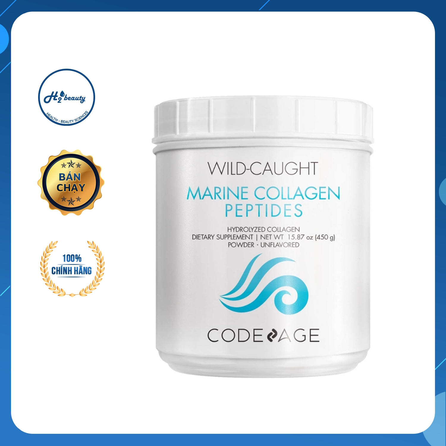 Bột Uống Wild-caught Marine Collagen Peptides
