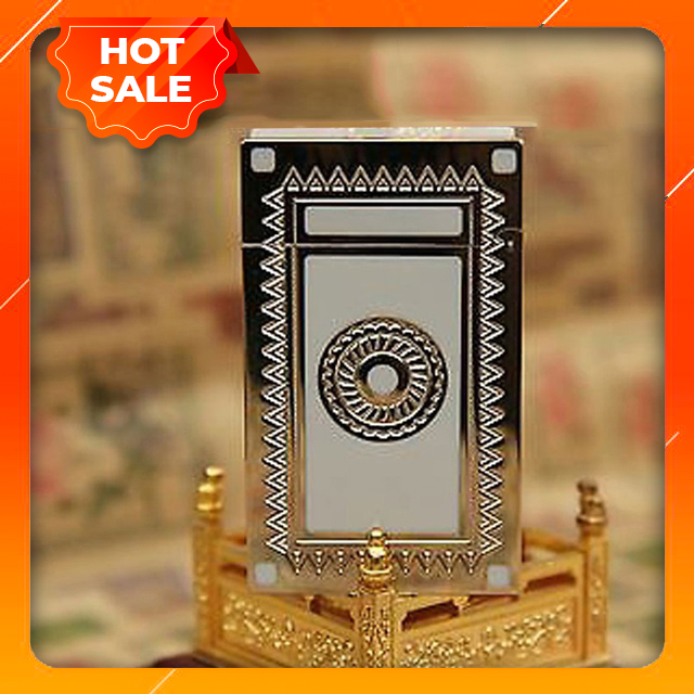 Vỏ Hộp Quẹt Bật Lửa Dupont HK Trống Đồng Trắng Dùng Gas Dòng 2 Lỗ Tiếng Kêu Hay Cầm Chắc Tay