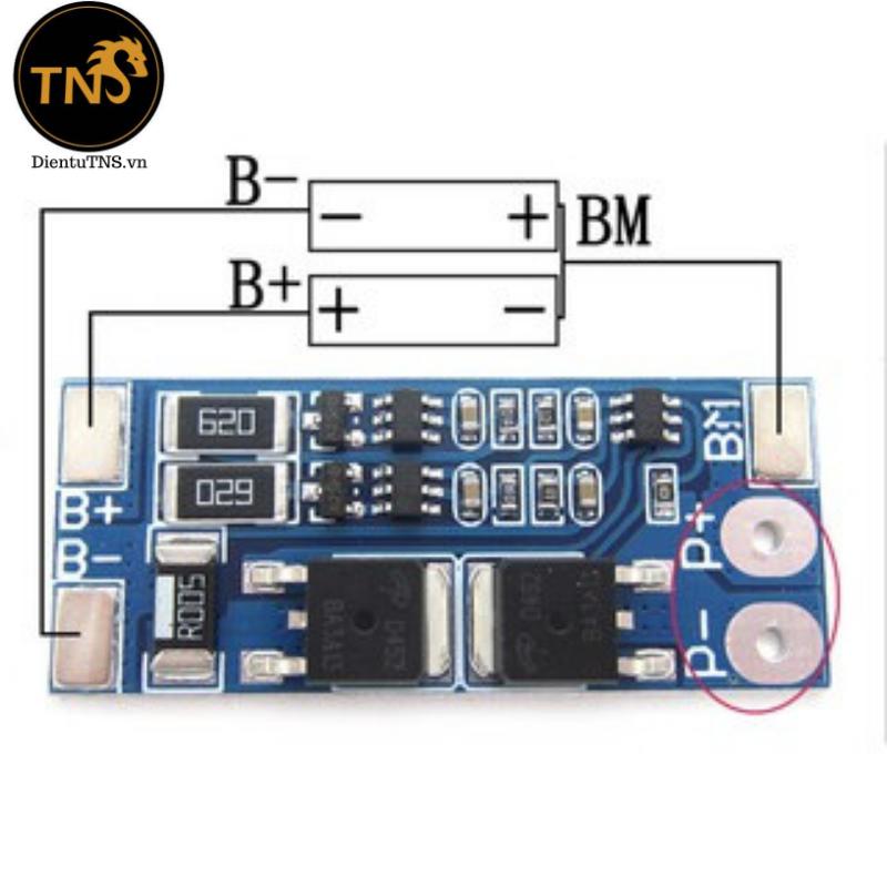 [HCM]SL.Mạch 2S CÂN BẰNG 10A sạc và bảo vệ cell Li-ion dùng cho (pack) pin Li-ion 84V