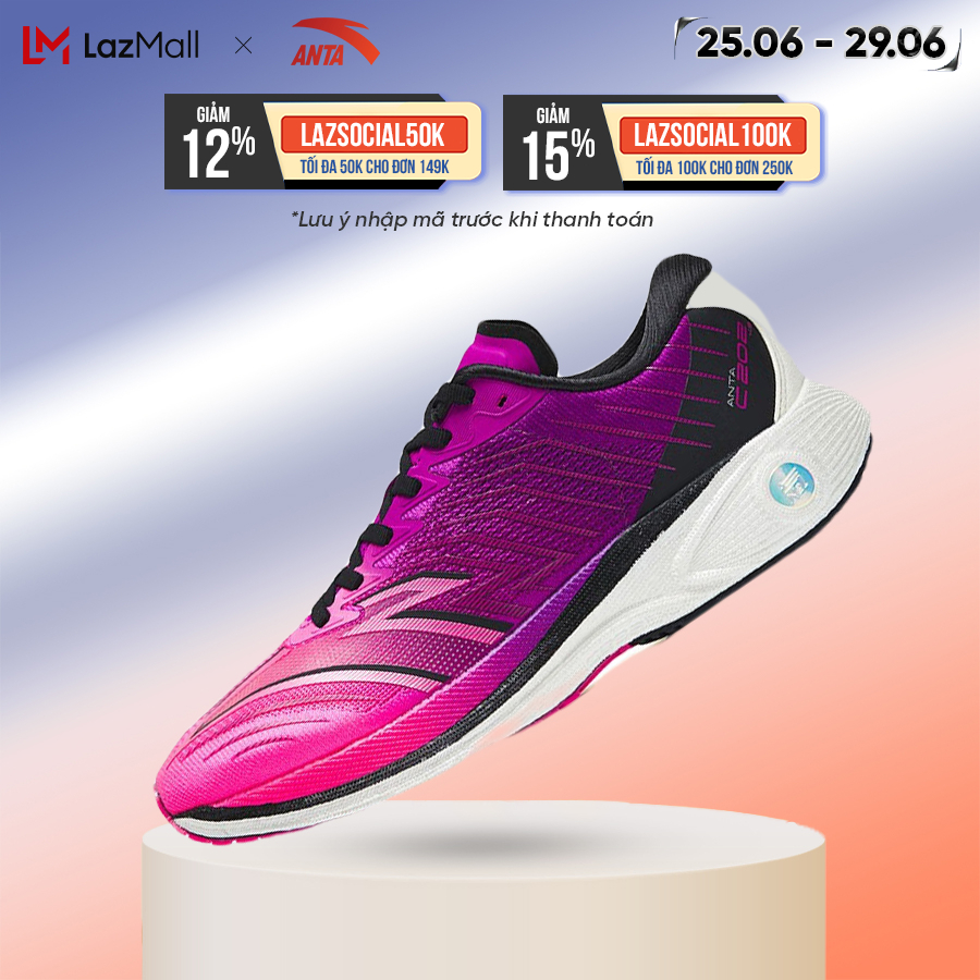 Giày chạy thể thao nữ c202 nitroedge pro anta sports 822235562
