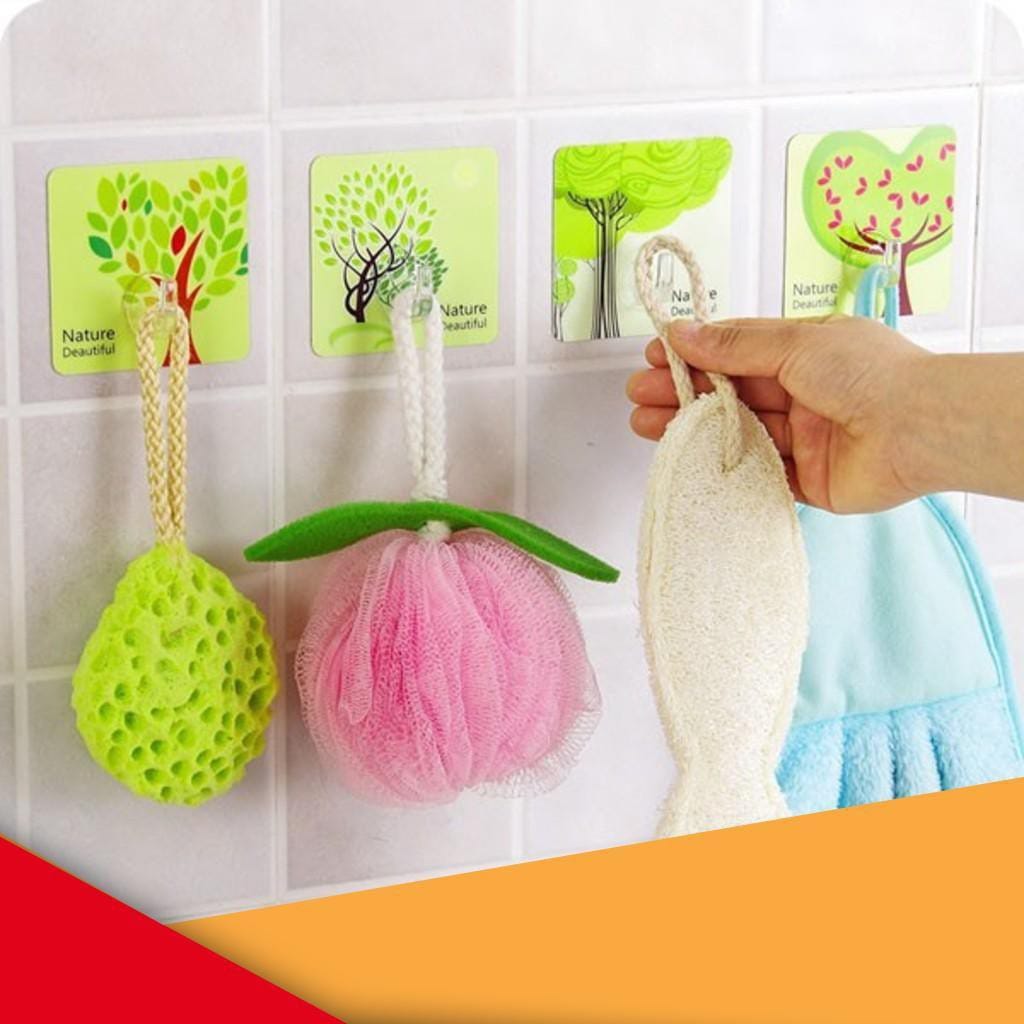 Móc dán tường 3d nhiều mẫu mã