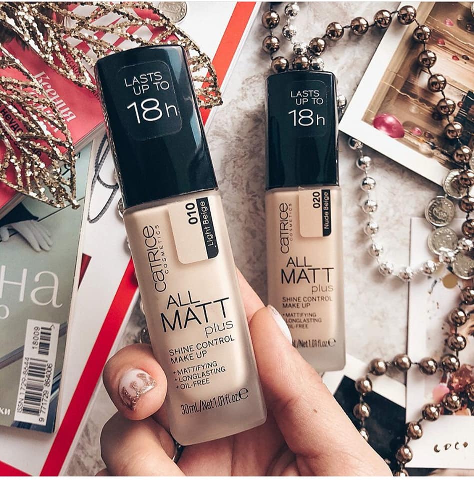 Kem nền Catrice All Matt Plus Shine Control Make Up
