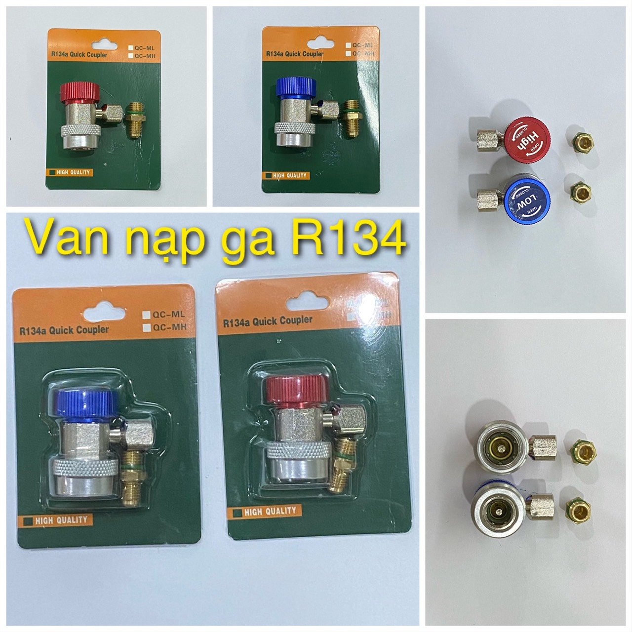 Van Nạp Gas Ô Tô 134 Cao Áp/ Hạ Áp