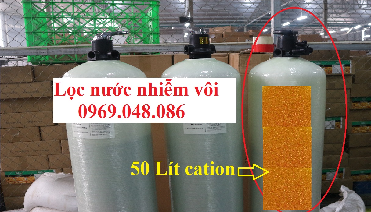 Cột lọc nước khử đá vôi 1054