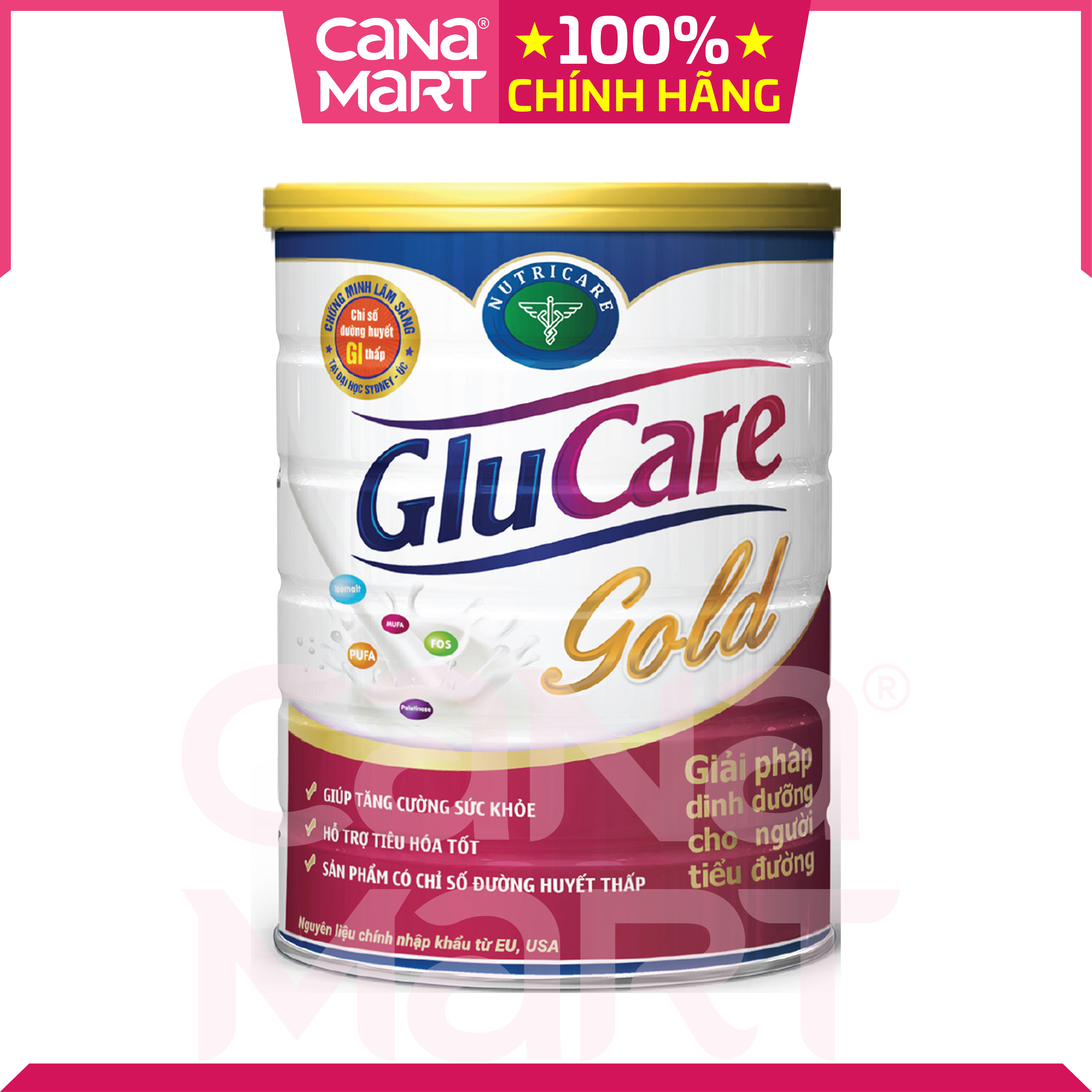 Sữa bột Nutricare Glucare Gold dinh dưỡng cho người tiểu đường