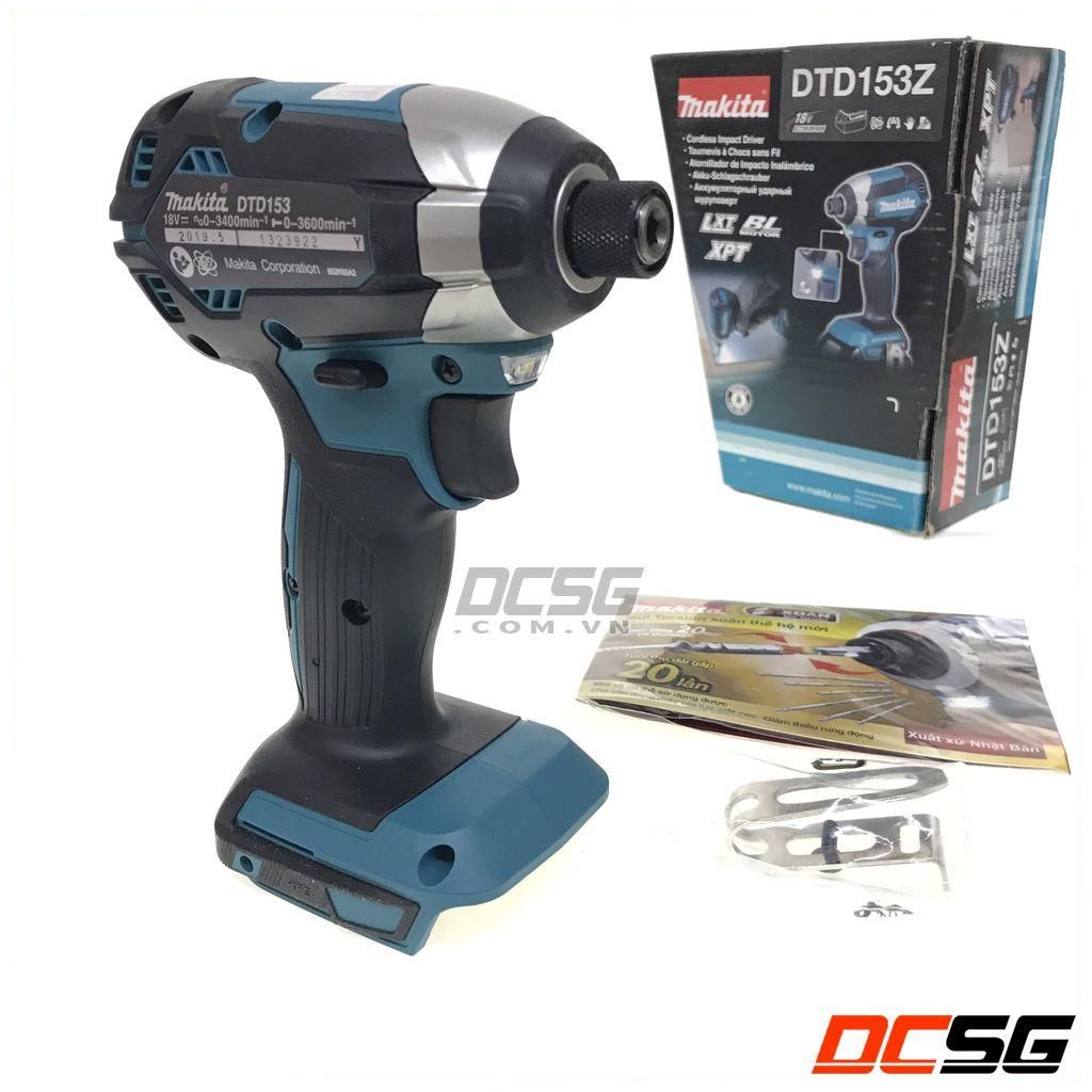 Máy vặn vít 170n.m dùng pin 18v makita dtd153z