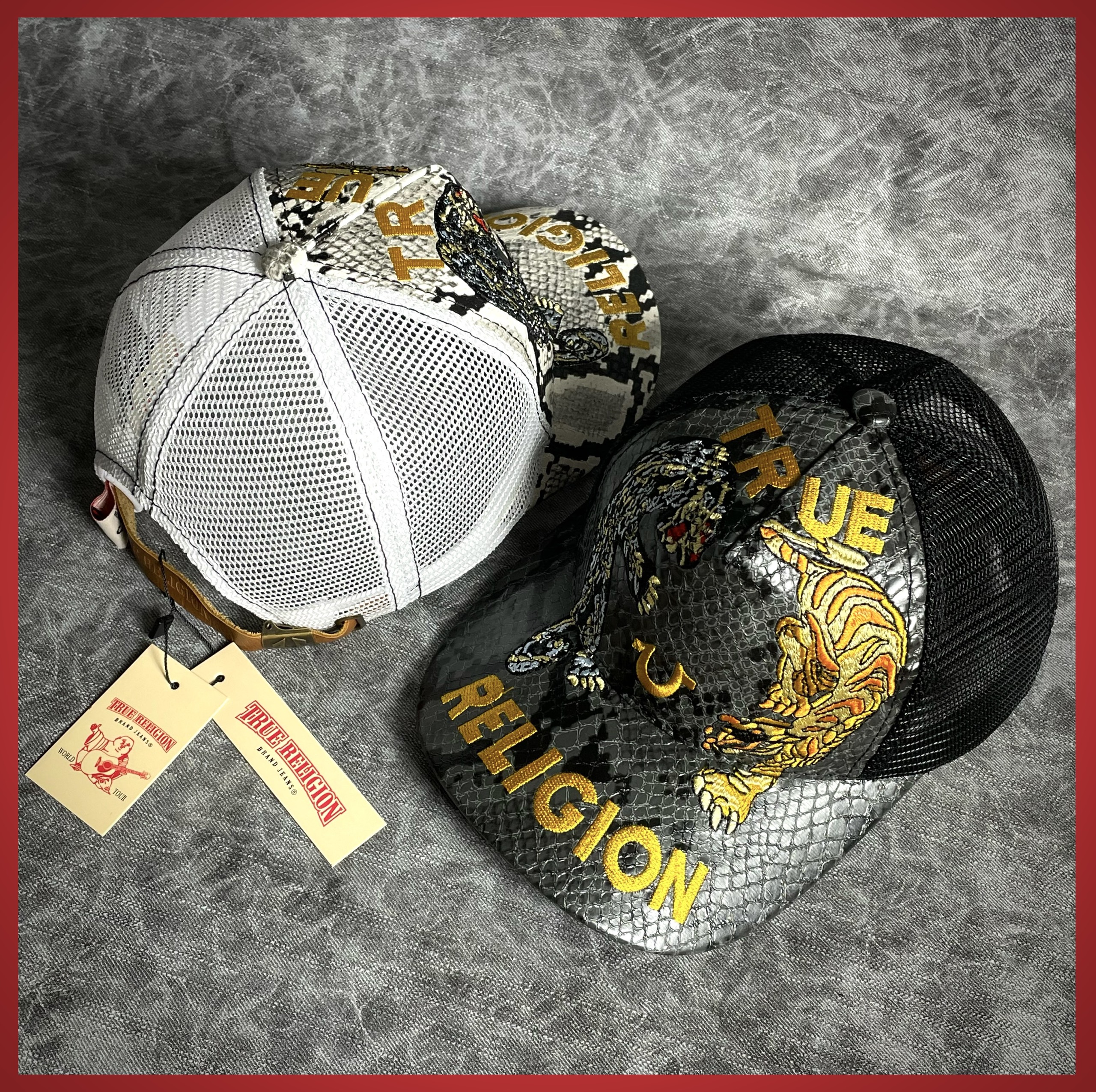 Nón hiệu ông địa true-nón kết hiệu ông địa thêu song hổ-nón hiệu ông địa true sp 104