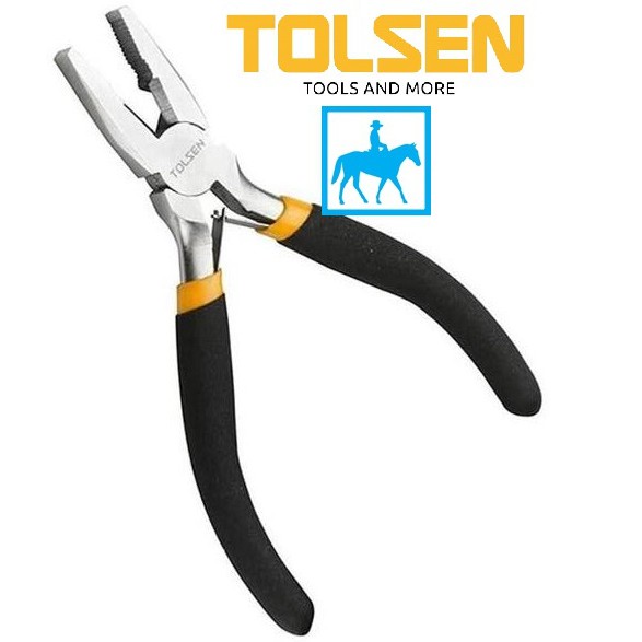 Kìm kềm răng mini nhỏ tự động mở miệng 115mm 4.5inch tolsen 10030