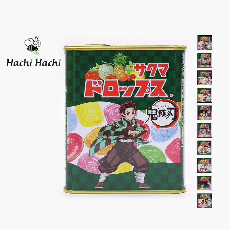Kẹo trái cây hộp thiếc Sakuma s Drops 71g - Hachi Hachi Japan Shop
