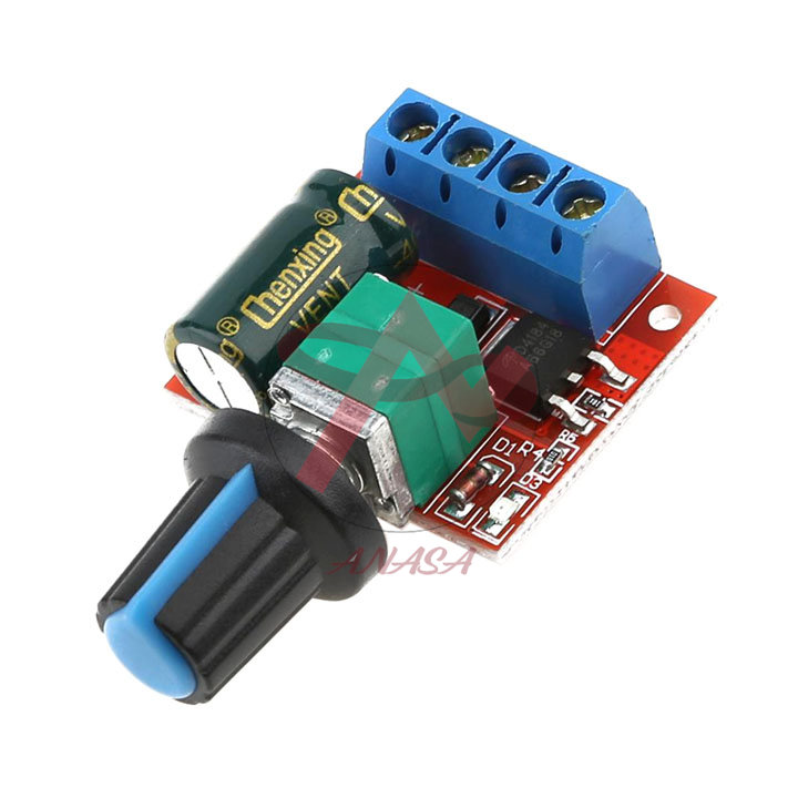 Module điều khiển tốc độ động cơ pwm mini dc-dc 4.5v-35v 5a 90w