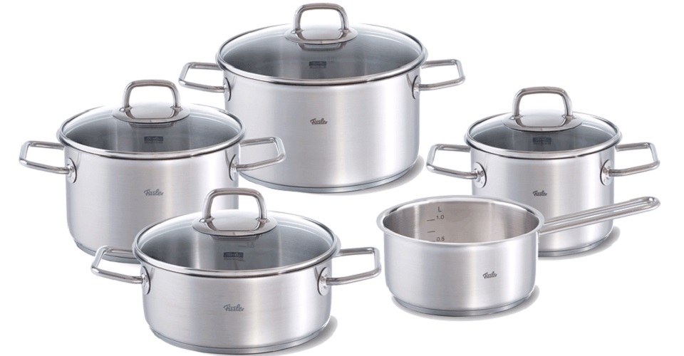 Bộ nồi inox cao cấp Fissler Viseo 5 món