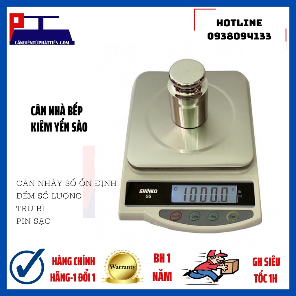 Cân điện tử vibra shinko gs-k6000ah chính hãng giá rẻ