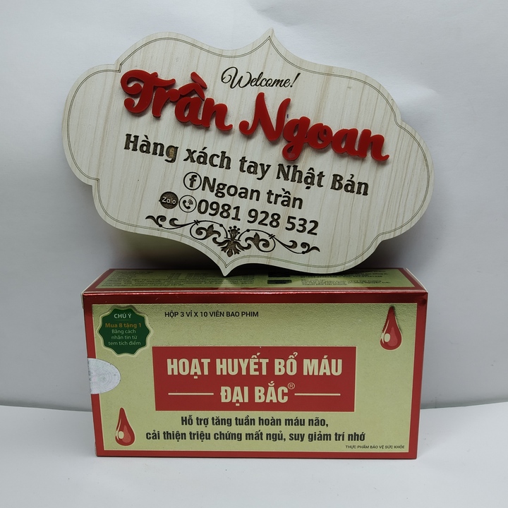Hoạt Huyết Bổ Máu Đại Bắc - Hộp 30 viên