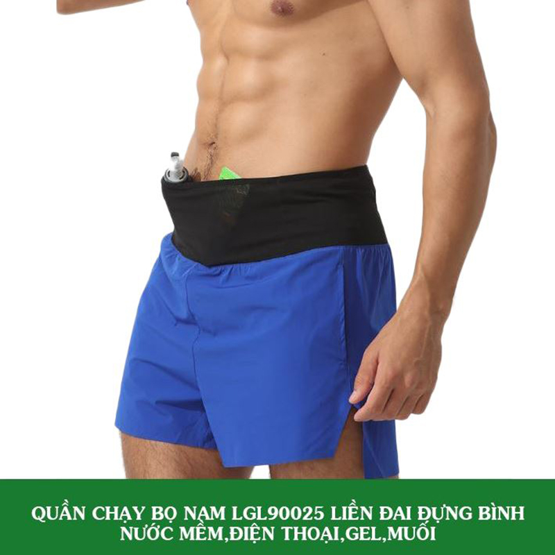 Quần chạy bộ nam lgl90025 có đai đựng bình nước,điện thoại