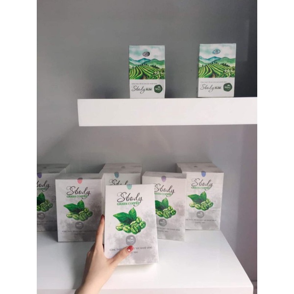 Cà phê giảm cân sbody green coffee date mới
