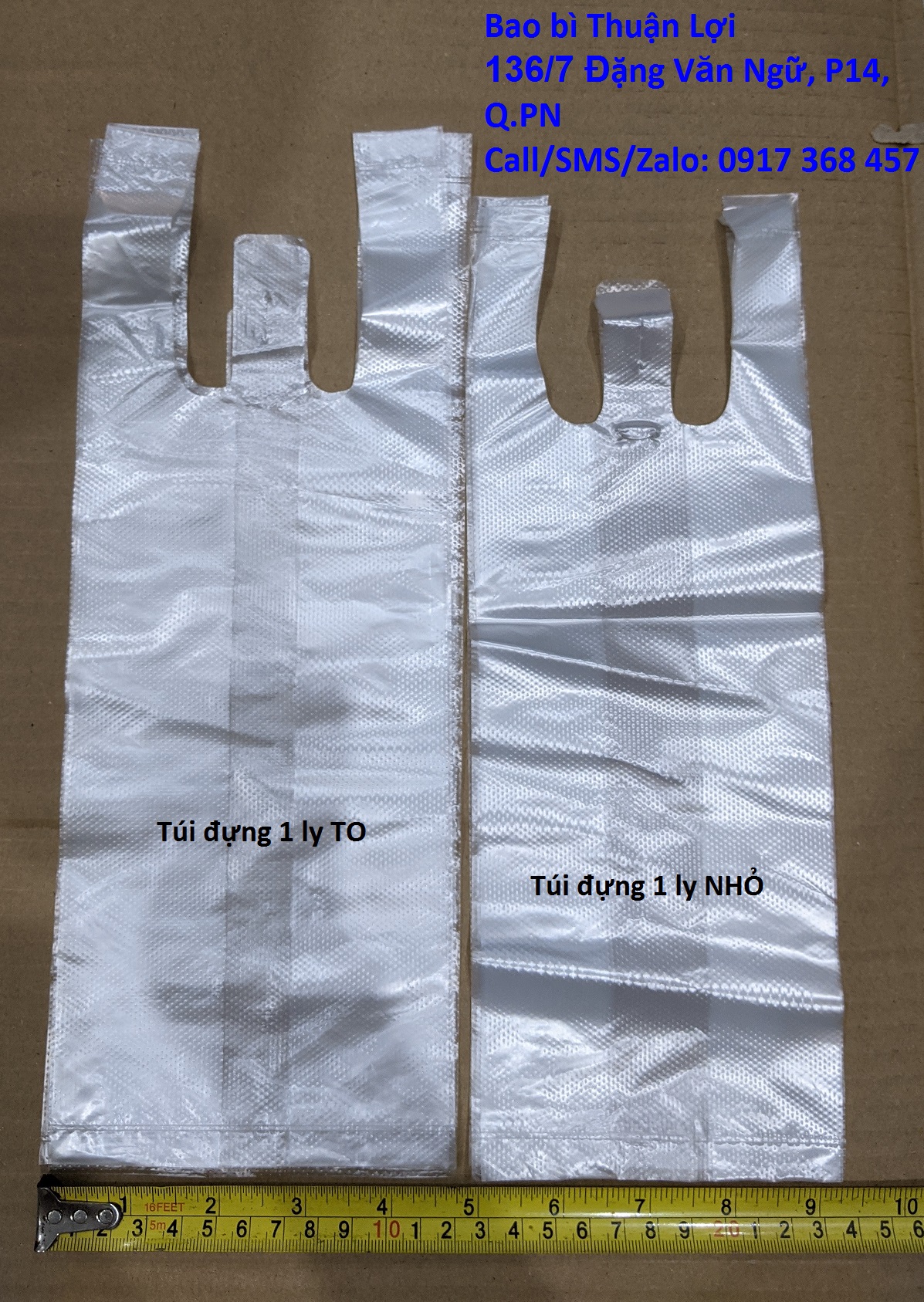 [500g /1 kg] Túi xốp nilong - ĐẸP [TO / NHỎ]: đựng ly trà sữa, trà tắc, chanh dây, nước ép, nước mía..