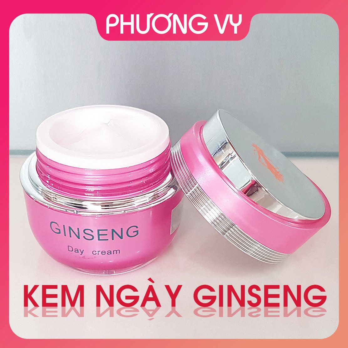 Kem NGÀY Ginseng nhân sâm, giúp dưỡng trắng da và mờ nám tàn nhang, kem nám Hàn Quốc, mỹ phẩm Ginseng.
