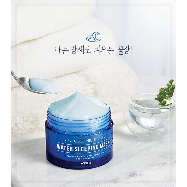 Mặt nạ ngủ Apieu Water Sleeping Mask, đảm bảo cung cấp các sản phẩm đang được săn đón trên thị trường hiện nay, cam kết hàng nhận được đúng mô tả